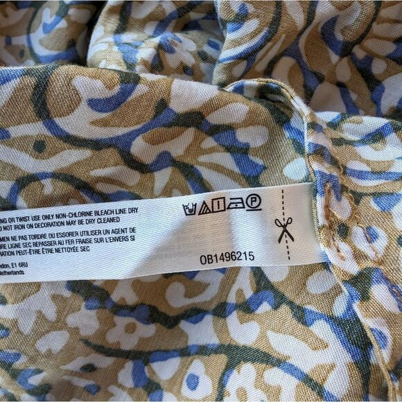 Anthropologie Paisley Lace Open Back Midi Slip Dress - Women's L Boho Elegance - Picture 11 of 11